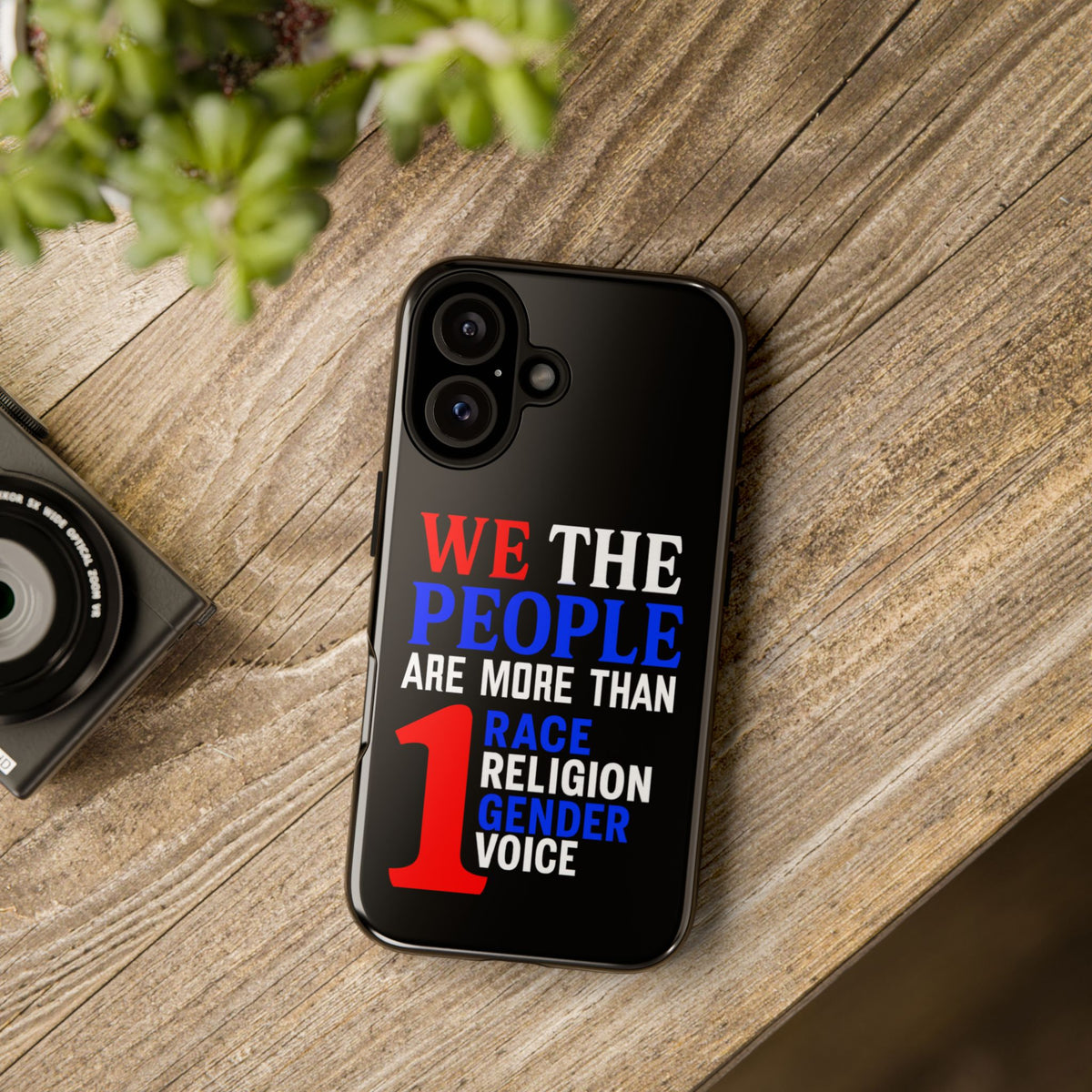 We The People, Cell Phone Cover, Gift for Gamers, Cute Accessory, Unique Friend Gift, Geeky Design