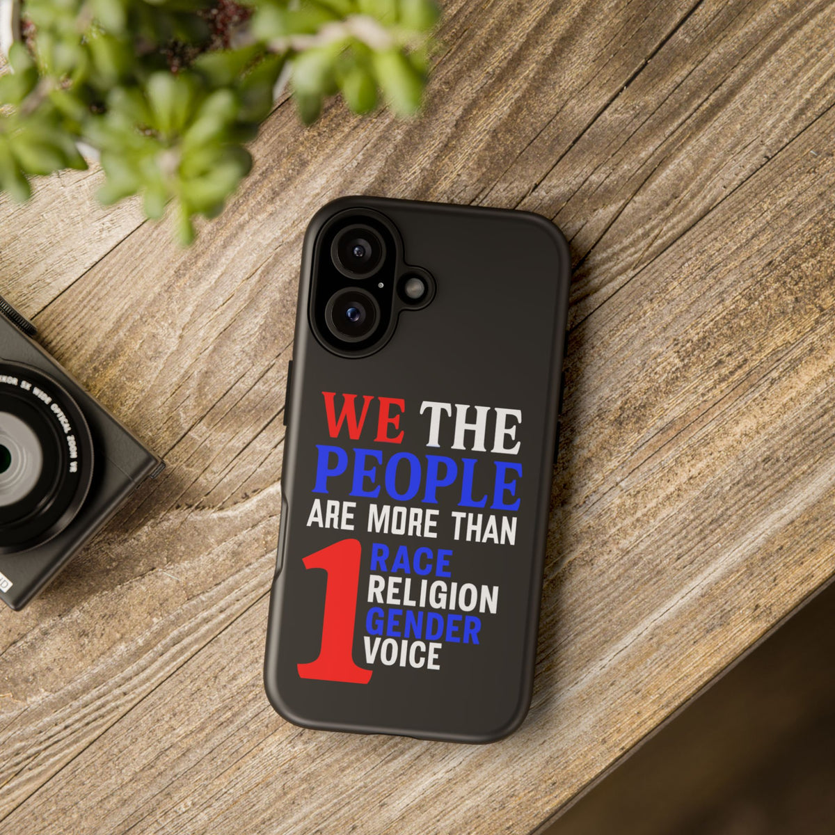 We The People, Cell Phone Cover, Gift for Gamers, Cute Accessory, Unique Friend Gift, Geeky Design