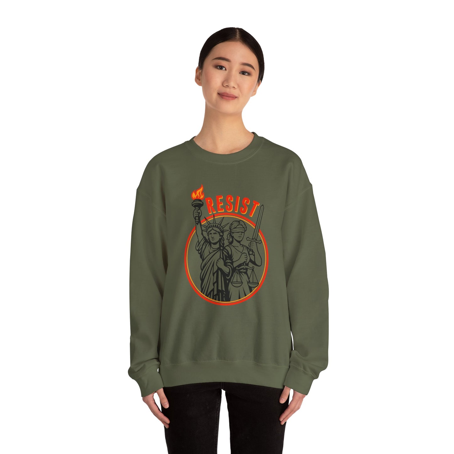 "RESIST" Unisex Crewneck Sweatshirt