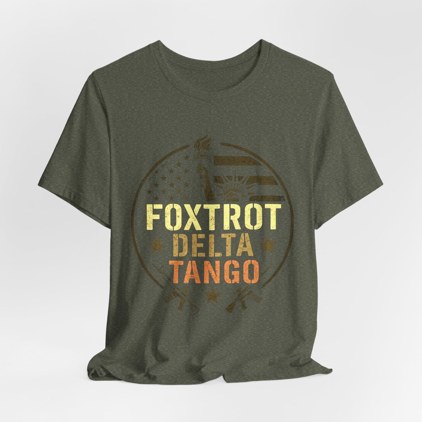 Foxtrot Delta Tango, Patriotic Graphic Tee for Everyday Wear, Unisex Military Shirt, Foxtrot Delta Tango Design, Casual Independence Day Gift, Outdoor [...]